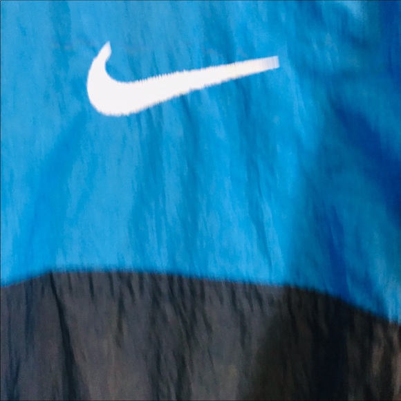 Nike Windbreaker V-Neck Pullover Blue Size 14-16 - Picture 4 of 10